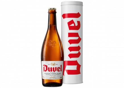 Duvel Gift Pack 'Metalen Koker' - 1 x 75cl