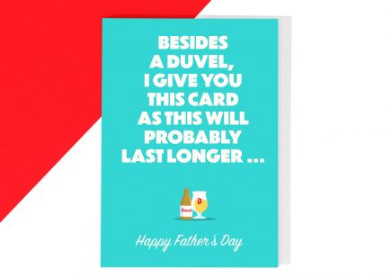 Duvel Wenskaart - Vaderdag