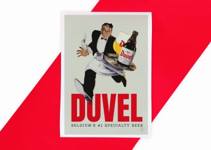 Duvel Poster 'Ober'
