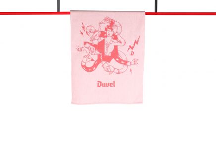 Duvel Keukenhanddoek 'Schenkritueel'