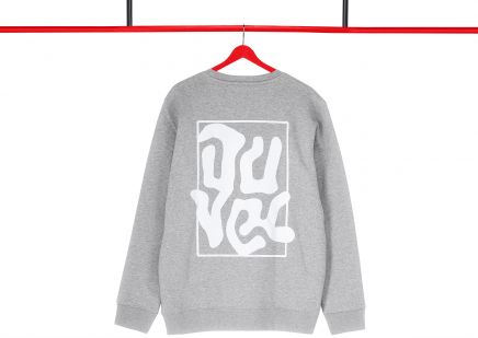 Sweater 'Duvel in frame' - Grijs