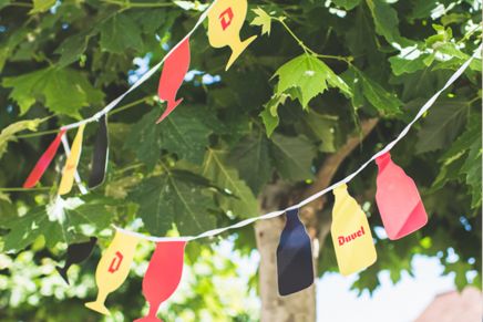 Duvel Flag Line - Belgian Colours