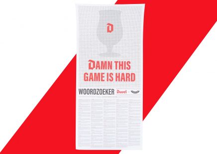 Duvel x Stratier - XL woordzoeker